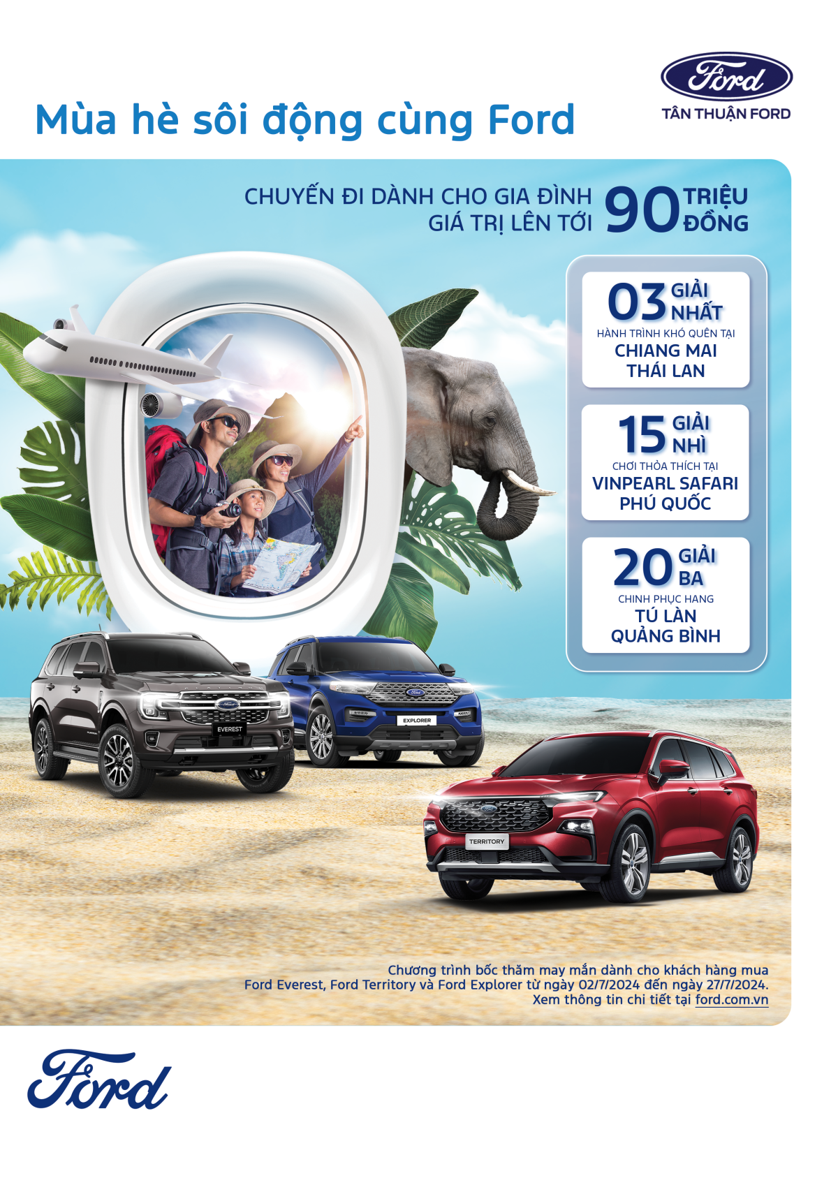 MÙA HÈ SÔI ĐỘNG CÙNG FORD