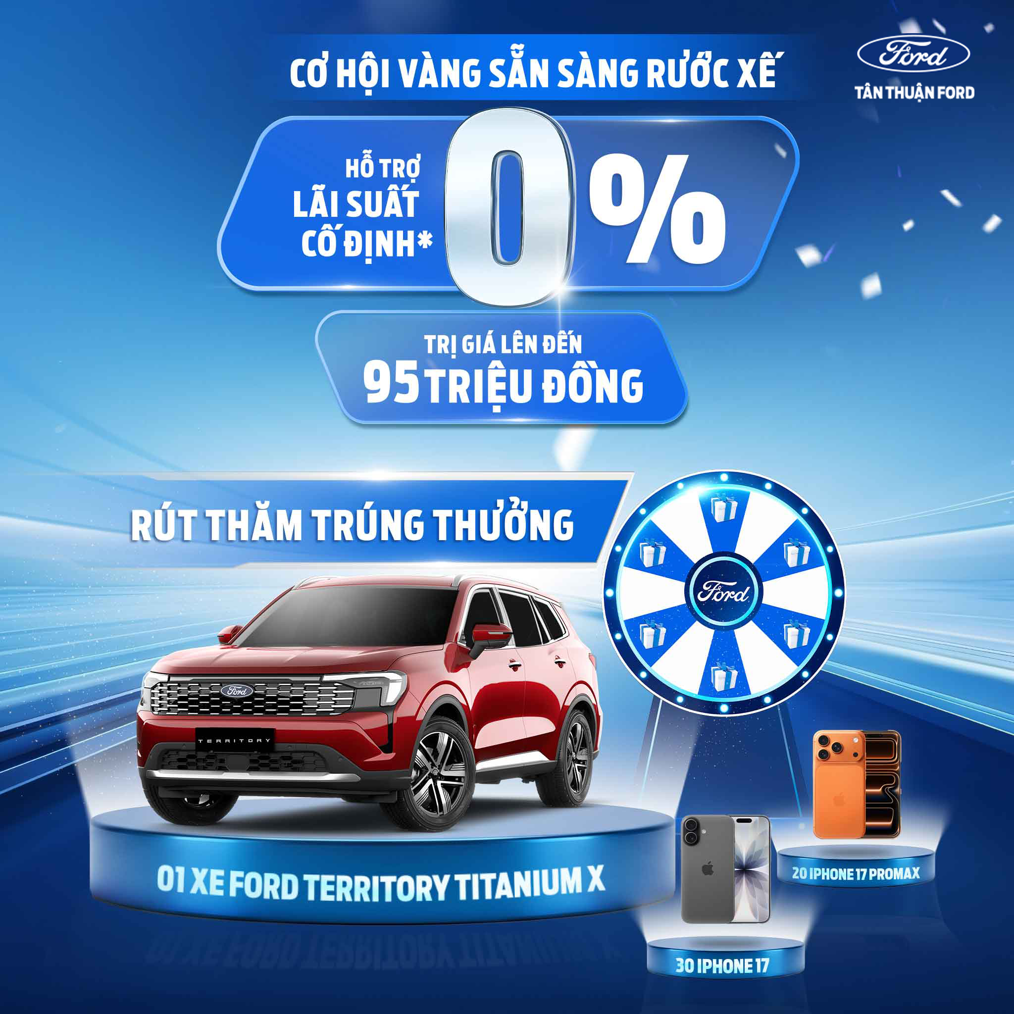 Ưu đãi Ford tháng 5 2026